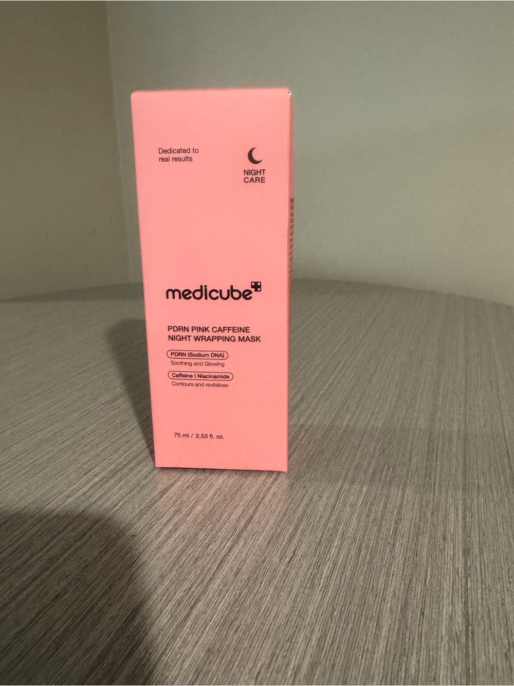 Medicube Pink PDRN Caffeine Night Wrapping Mask - Hydrating Night Treatment
